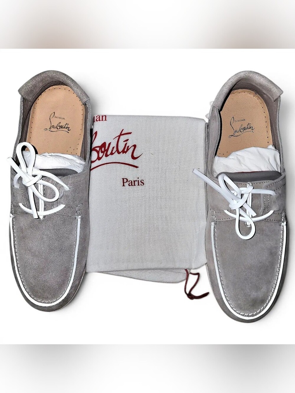 Brand New, Unworn Christian Louboutin Calzature Geromoc Men's Flats, Size 41